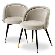 Dining Chair Chloé clarck sand set of 2