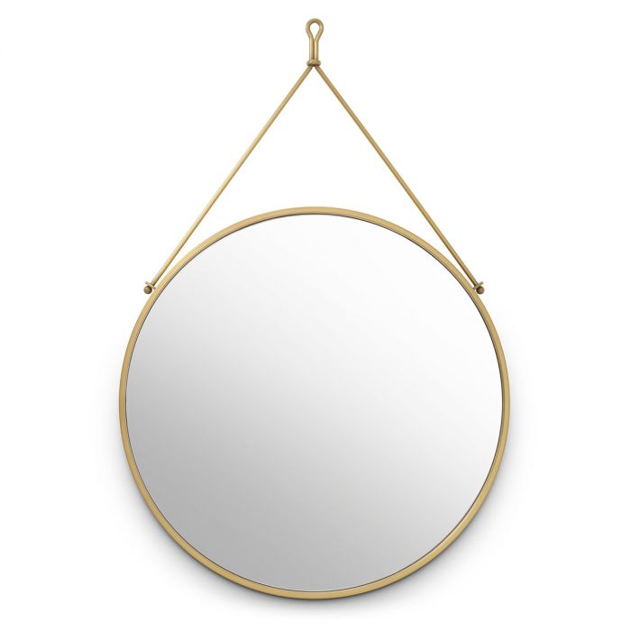 Mirror Morongo brushed brass finish