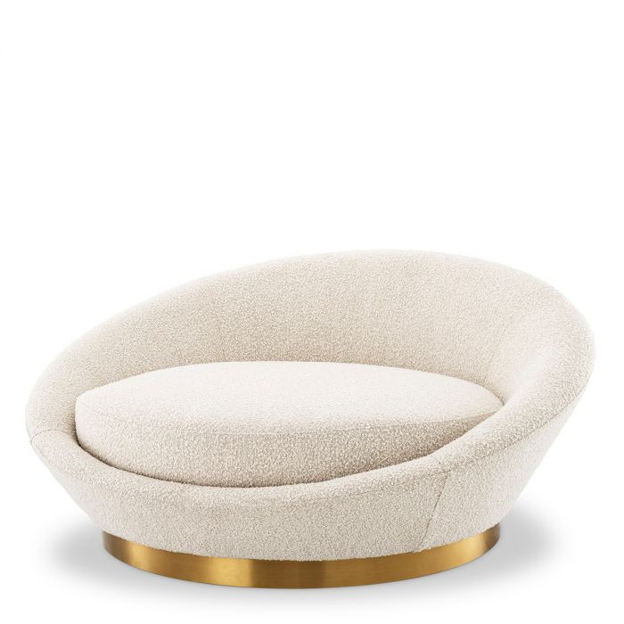 Sofá Duardo bouclé crema