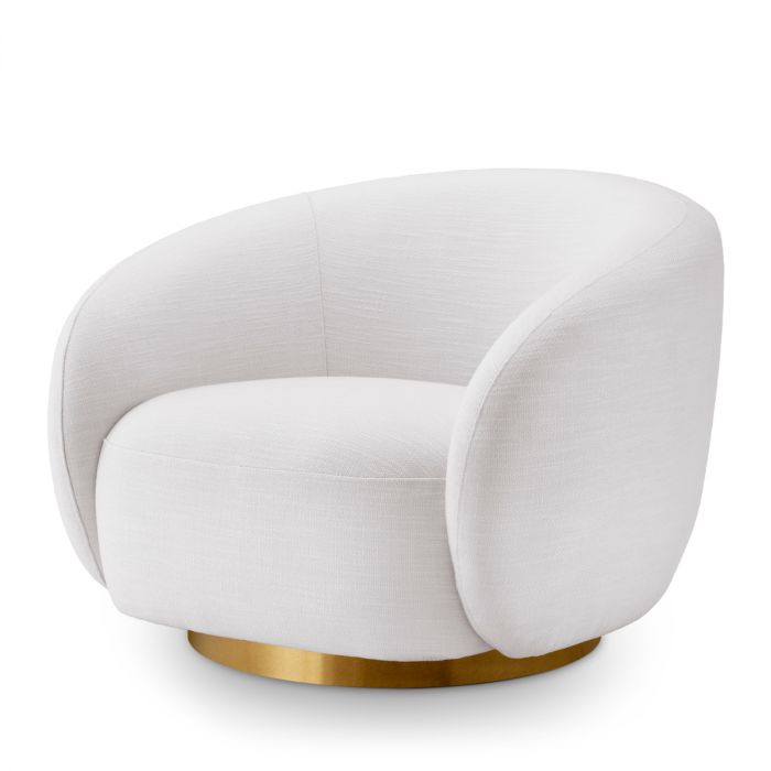 Swivel Chair Brice avalon white
