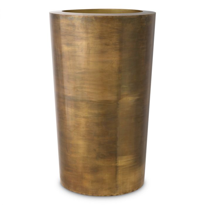 Planter Maddox vintage brass finish