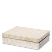 Caja Seaside L blanco crema