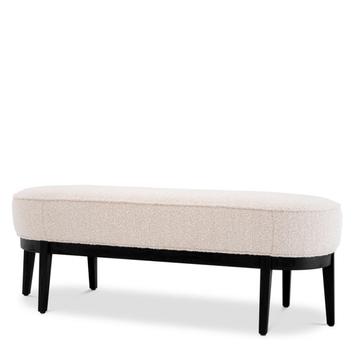 Banco Jarrett bouclé crema