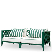 Sofá de exterior Ocean Club S verde blaise blanco roto verde florent