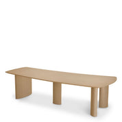 Dining Table Bergman L natural oak veneer