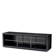 TV Cabinet Hennessey S charcoal grey oak veneer