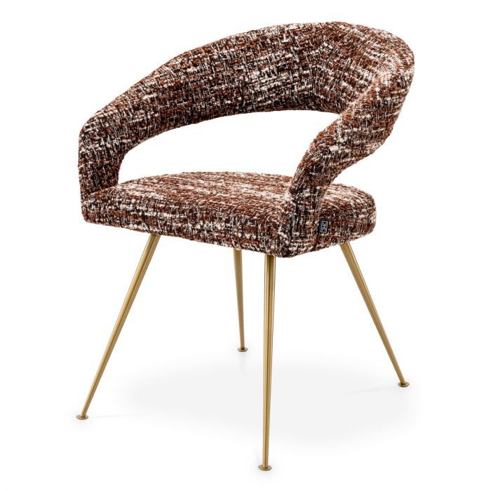 Dining Chair Bravo bouclé sonata red