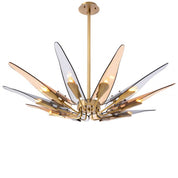 Chandelier Sky horizontal antique brass finish