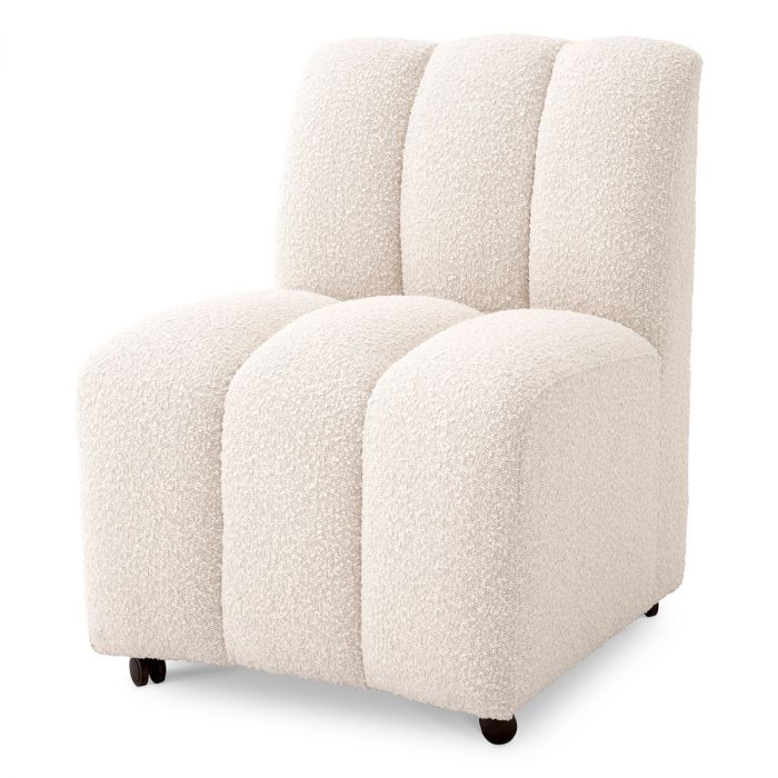 Dining Chair Kelly bouclé cream