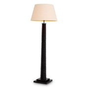 Floor Lamp Callao piano black finish incl shade