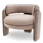 Chair Chaplin savona greige velvet