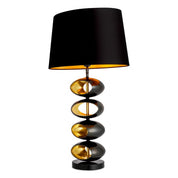 Table Lamp Canzo gunmetal finish incl shade