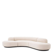 Sofá Björn L bouclé crema