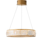 Chandelier Vancouver antique brass finish S