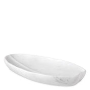 Tray Loulou white marble
