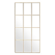 Mirror Kravis vintage brass finish