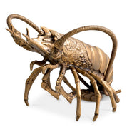 Object Lobster vintage brass finish