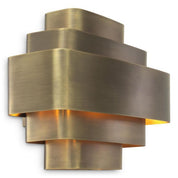 Wall Lamp Pegaso vintage brass finish
