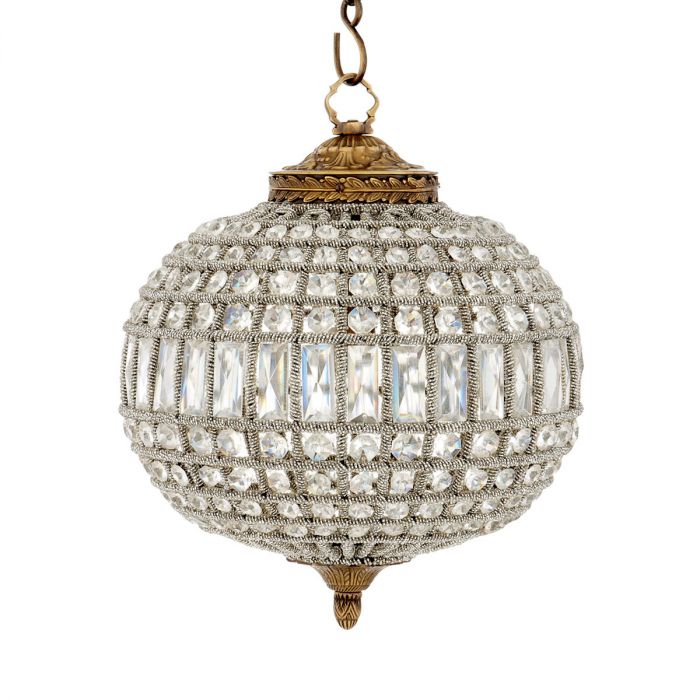 Chandelier Kasbah Oval S antique brass finish