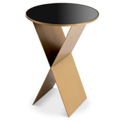Side Table Fitch L brushed brass finish
