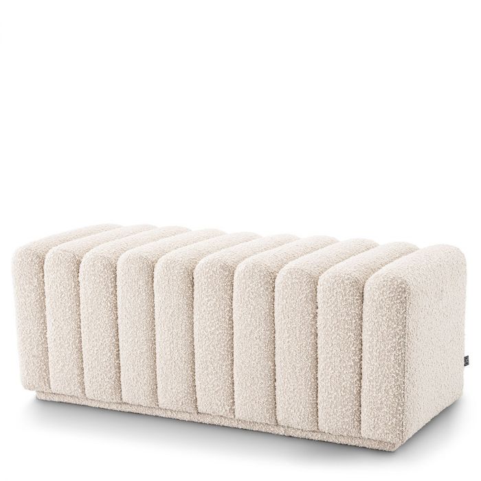 Banco Bente bouclé crema