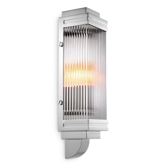 Wall Lamp Bassett nickel finish