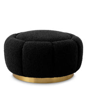Ottoman Inger bouclé black