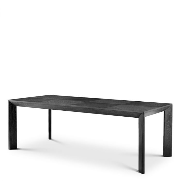 Dining Table Tremont charcoal grey oak veneer