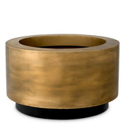 Planter Jasper round XS vintage brass finish ø 60 x H. 35 cm