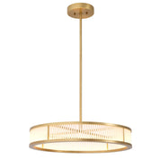 Chandelier Thibaud 70 cm antique brass finish