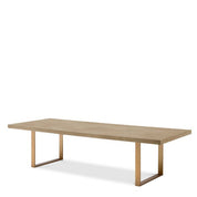 Dining Table Remington 300 x 115 cm washed oak veneer