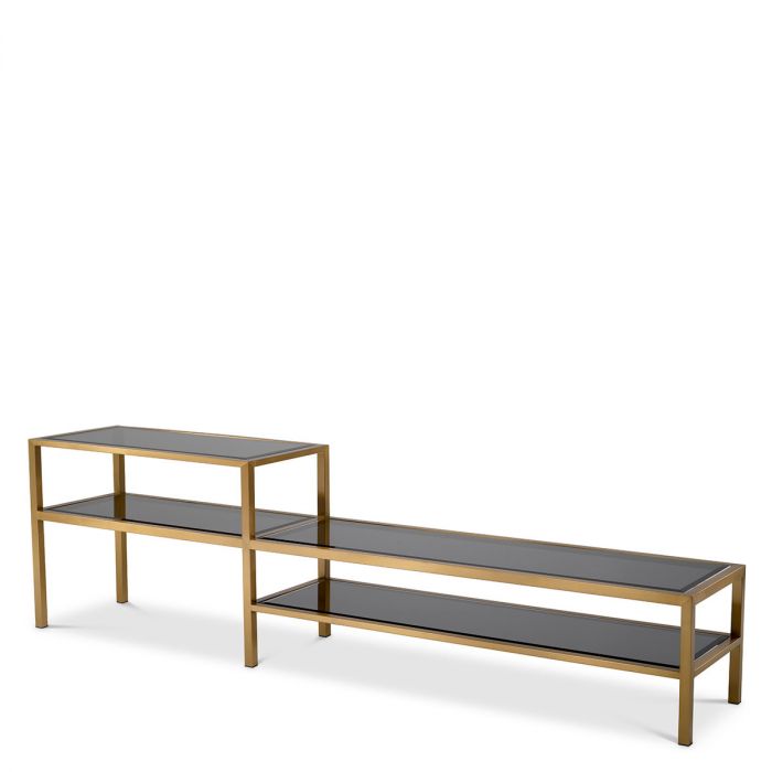 Mueble TV Duo acabado latón cepillado