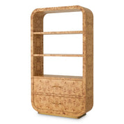 Gabinete Quinton chapa de madera de mappa marrón claro