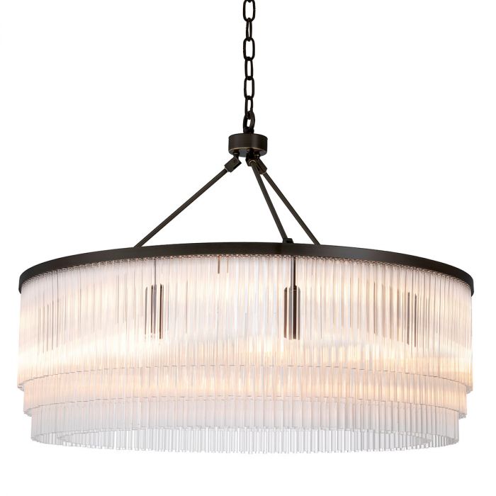 Chandelier Hector L bronze highlight finish