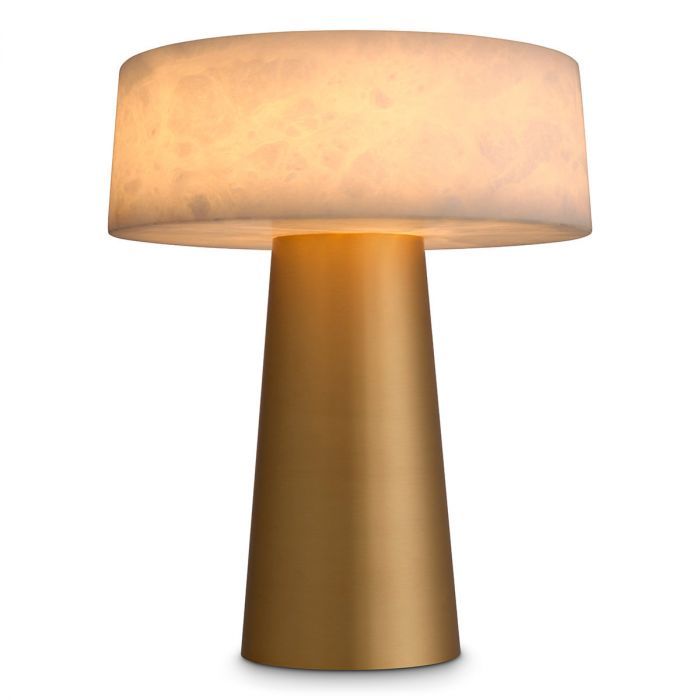 Table Lamp Cinco antique brass finish