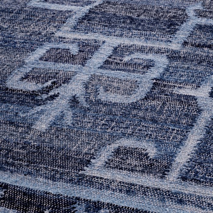Alfombra Palmaria azul 200 x 300 cm