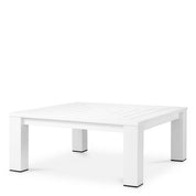 Mesa de centro de exterior Vistamar blanco mate