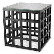 Side Table Cubico classic black finish