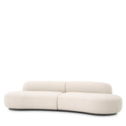 Sofá Björn S bouclé crema