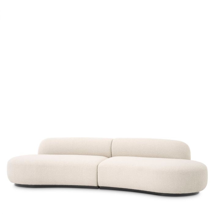 Sofá Björn S bouclé crema