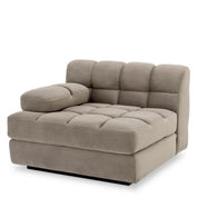 Modular Sofa Dean savona greige velvet - Left