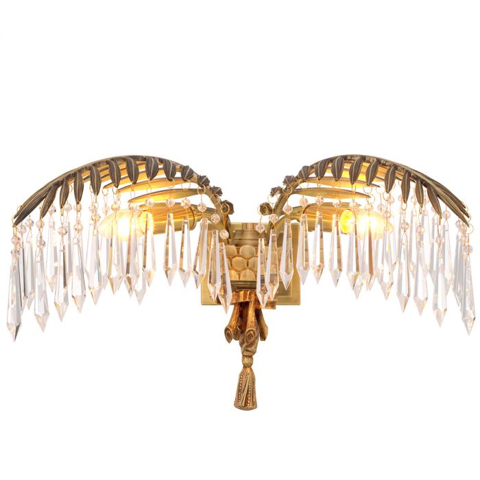 Wall Lamp Hildebrandt vintage brass finish