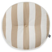 Cojín de exterior Florent redondo beige