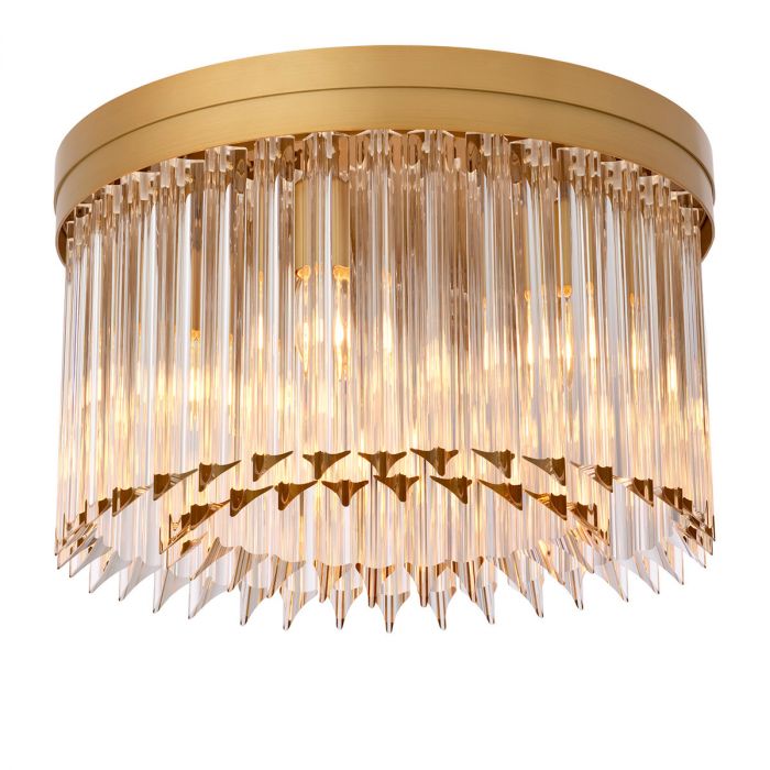 Ceiling Lamp Evina antique brass finish