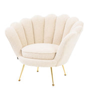 Chair Trapezium bouclé cream