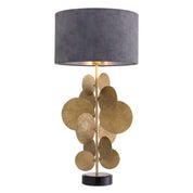 Table Lamp Mito vintage brass finish incl shade