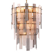 Chandelier Greyson antique brass finish