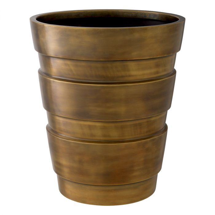 Planter Apex vintage brass finish