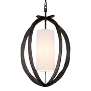 Chandelier Luciano hammered bronze highlight