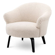 Chair Moretti bouclé cream